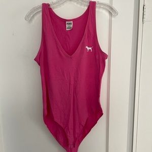 PINK Bodysuit in Hot Pink